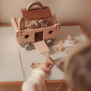 Ковчег деревянный Mrs. Ertha "Noah's Ark", бежевый